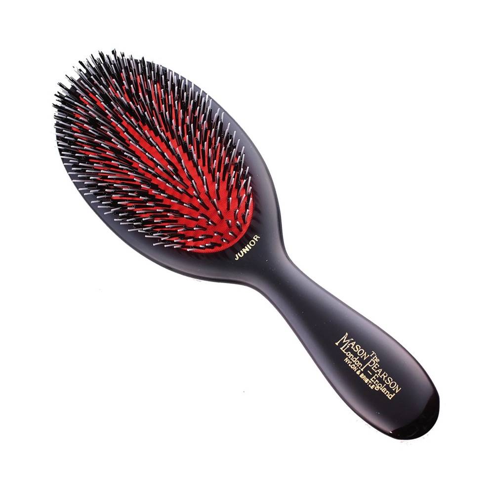 Mason Pearson Mason Pearson Borstel Junior Bristle & Nylon BN2 Dark Ruby