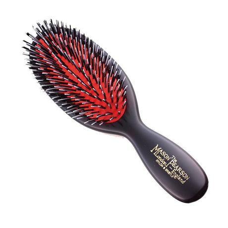 Mason Pearson Mason Pearson Borstel Pocket Bristle & Nylon BN4 Dark Ruby