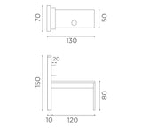 MB Allure White Ash Manicure Table - KOOS • alles voor de kapper - Medical & Beauty - Beautysalon