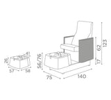 MB Atlantis Pedicure Chair - Koosvanderbeek.nl - Medical & Beauty - Beautysalon