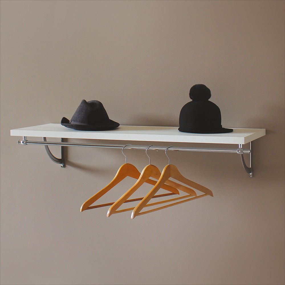 MB Coats Chromed And White Coat Rack - KOOS • alles voor de kapper - Medical & Beauty - Beautysalon