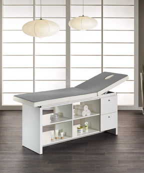 MB Eden Massage Bed White Ash Cabinet - KOOS • alles voor de kapper - Medical & Beauty - Beautysalon