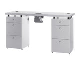 MB Logic White Ash Manicure Table - Koosvanderbeek.nl - Medical & Beauty - Beautysalon