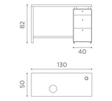 MB Logic White Ash Manicure Table - KOOS • alles voor de kapper - Medical & Beauty - Beautysalon