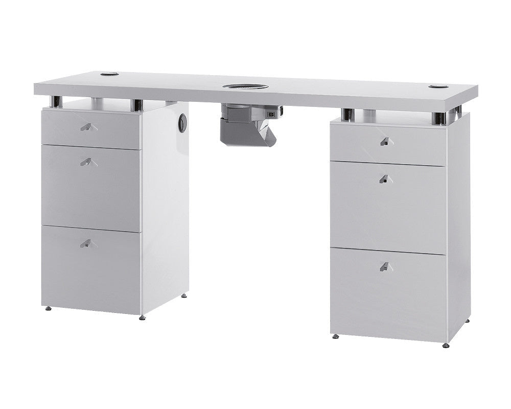 MB Logic White Ash Manicure Table - KOOS • alles voor de kapper - Medical & Beauty - Beautysalon