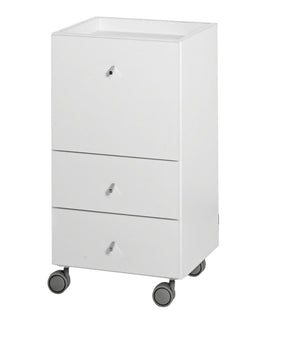 MB Track Trolley With One Large Drawer And Two Small Drawers - KOOS • alles voor de kapper - Medical & Beauty - Beautysalon