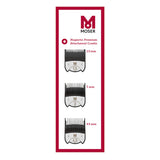 Moser Set Magnetic Premium Opzetkammen S 3st