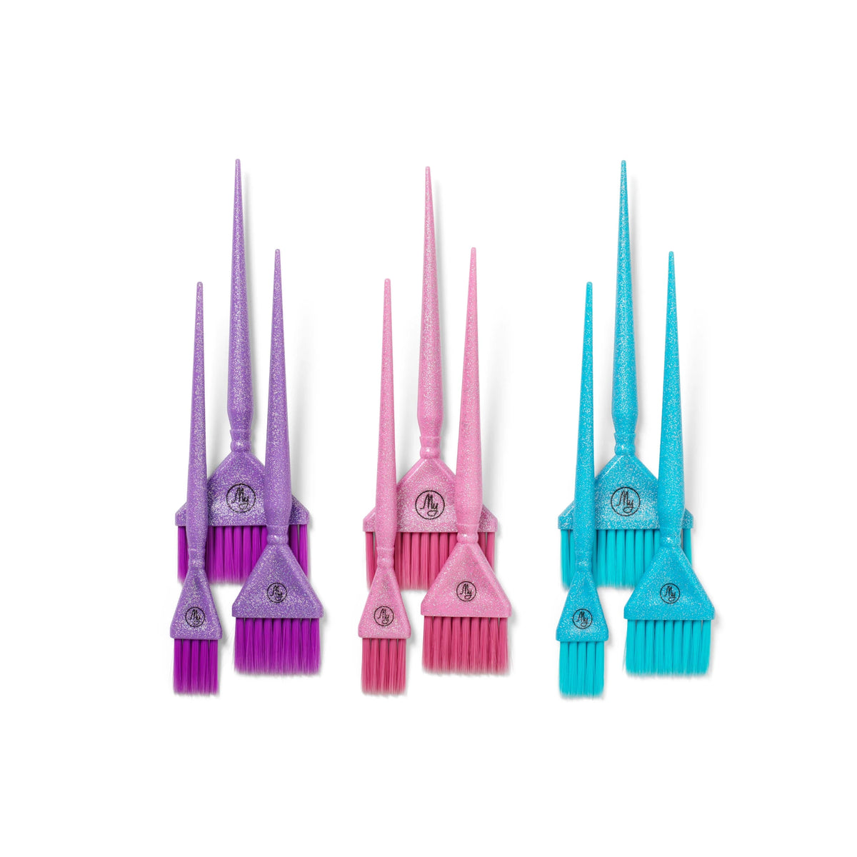 My Verfkwast Glitter Set 3st - KOOS • alles voor de kapper - My Professional - Verfkwasten