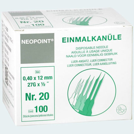 Neopoint Milia Naaldjes 0,4X12 Mm. - Koosvanderbeek.nl - Neopoint - Beauty accessoires
