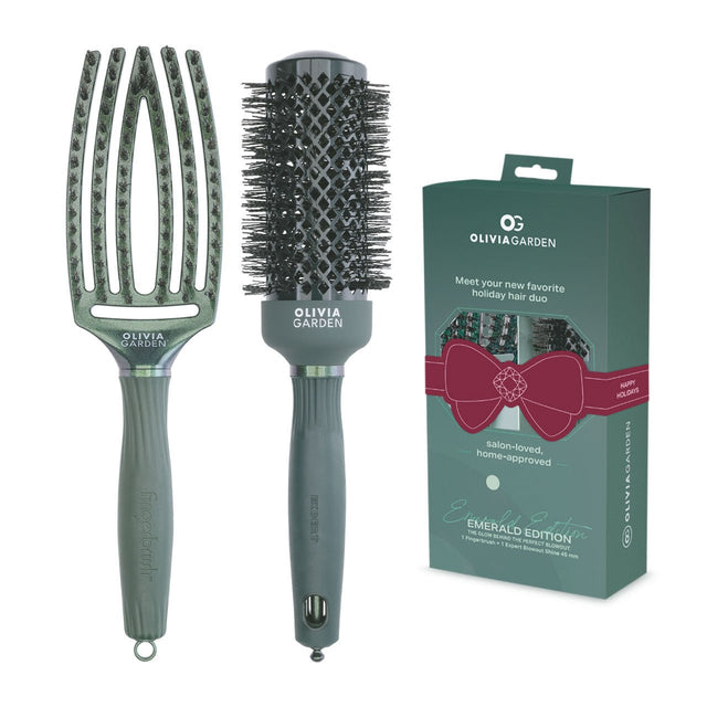 Olivia Garden Emerald Edition Set - KOOS • alles voor de kapper - Olivia Garden - Haarborstels