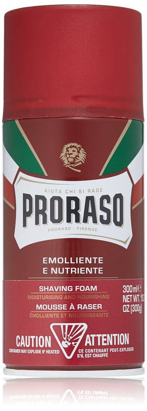 Proraso Rood Scheerschuim 300ml - Koosvanderbeek.nl - Proraso - Scheercreme