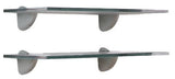 SA Glazen Plank Ice Set 2st - Koosvanderbeek.nl - Salon Ambience - Meubels
