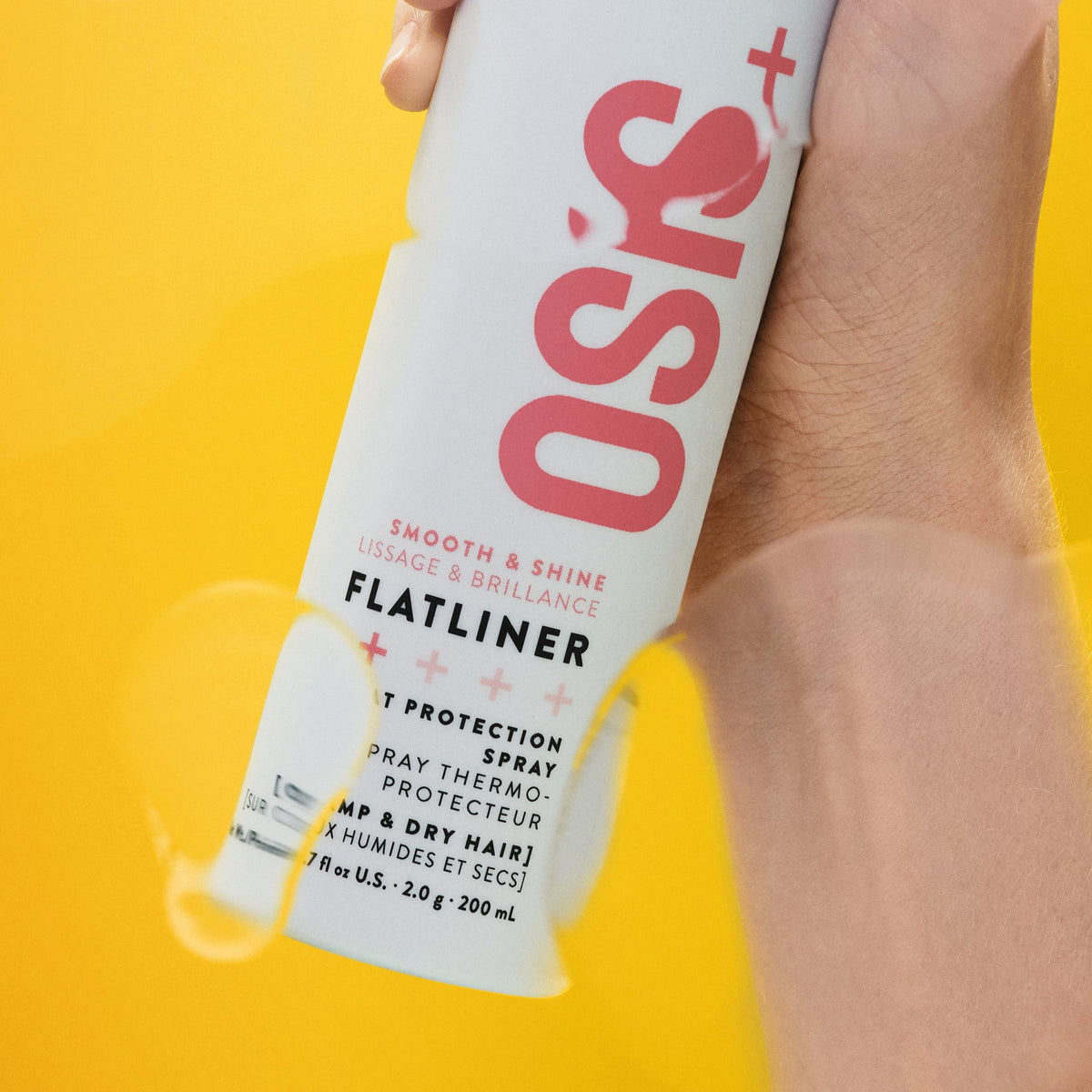 Schwarzkopf Osis+ Flatliner Heat Protection Spray 200ml - KOOS • alles voor de kapper - Schwarzkopf - Haarspray