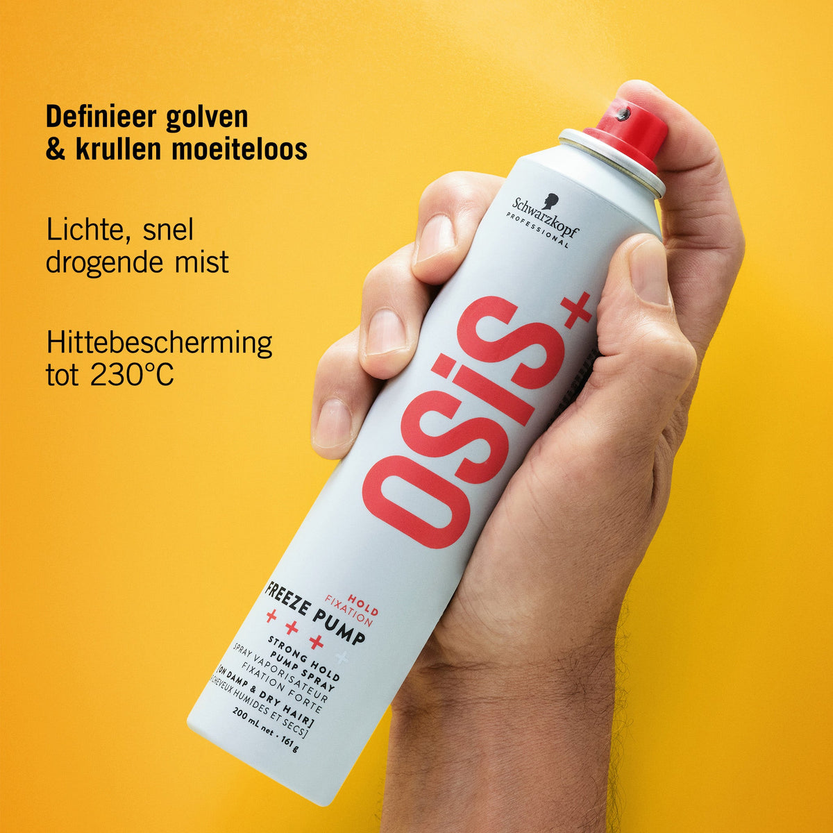 Schwarzkopf Osis+ Freeze Pump Strong Hold Pump Spray 200ml - KOOS • alles voor de kapper - Schwarzkopf - Haarspray