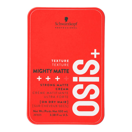 Schwarzkopf Osis+ Mighty Matte 100ml - KOOS • alles voor de kapper - Schwarzkopf - Wax & pomade