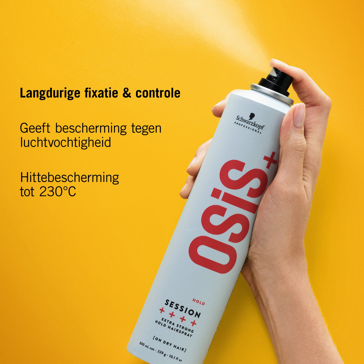 Schwarzkopf Osis+ Session Extreme Hold Spray - KOOS • alles voor de kapper - Schwarzkopf - Haarspray