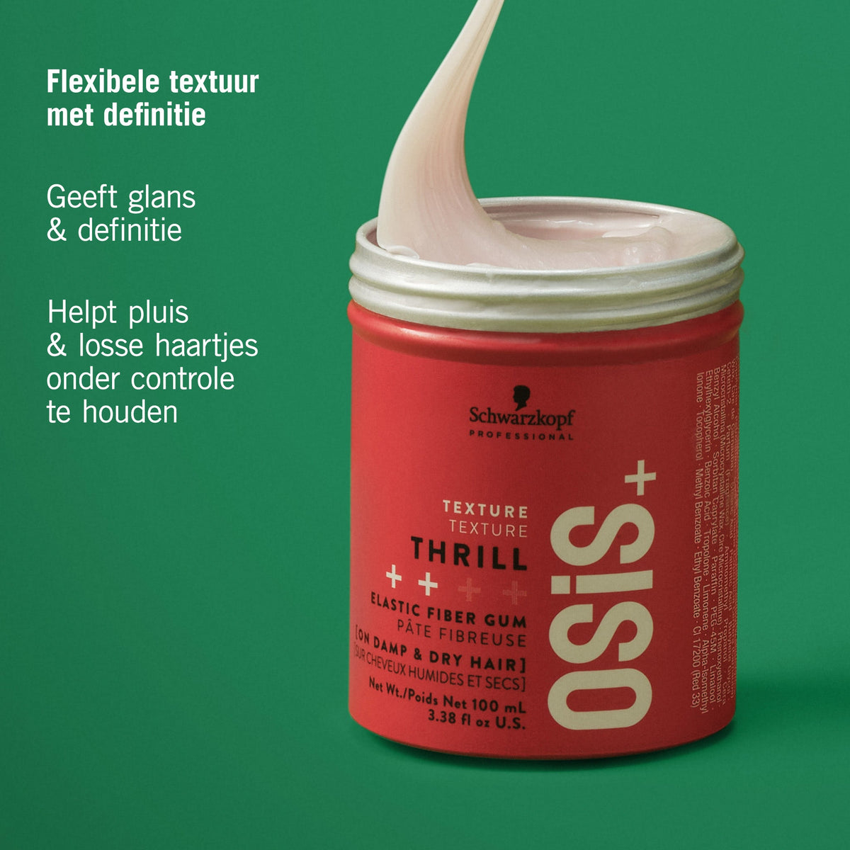 Schwarzkopf Osis+ Thrill Fibre Gum 100ml - KOOS • alles voor de kapper - Schwarzkopf - Wax & pomade