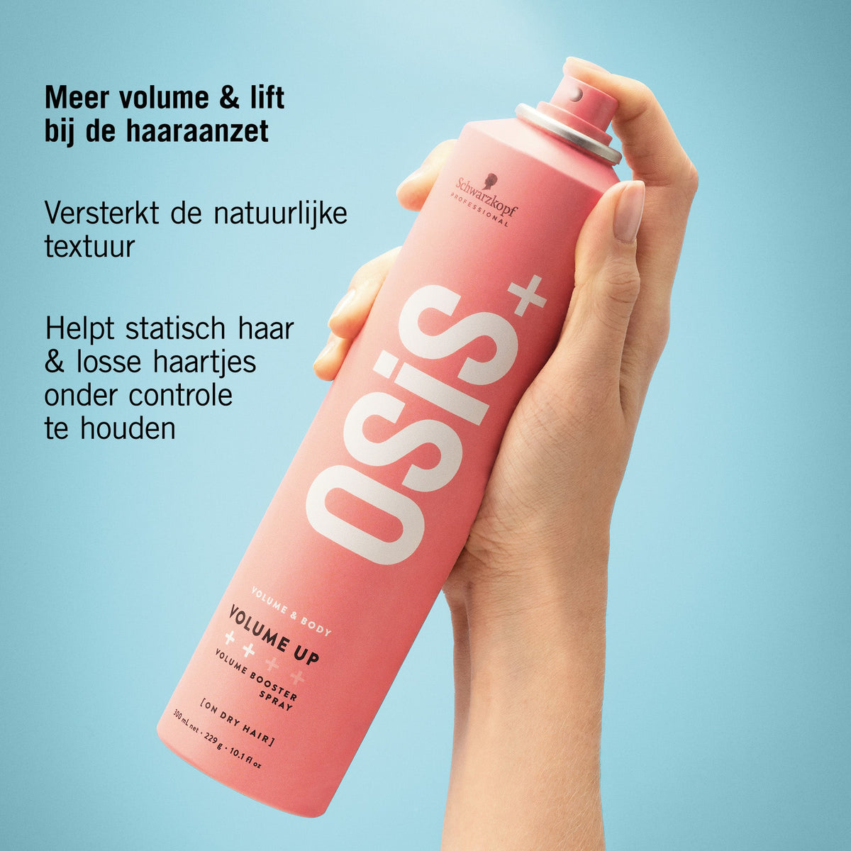Schwarzkopf Osis+ Volume Up 300ml - KOOS • alles voor de kapper - Schwarzkopf - Haarspray