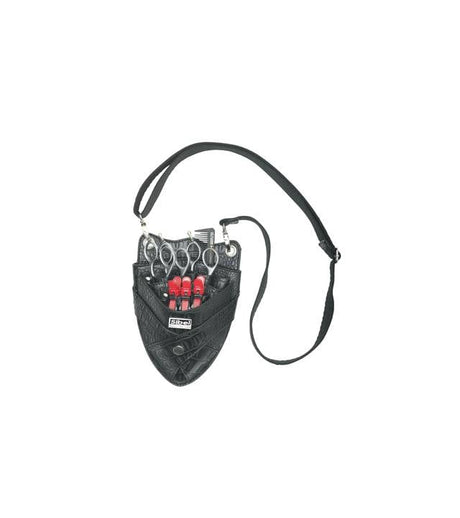 Sibel Boy 7 Zwarte Holster In Matte Kroko Vr 6 Scharen Sibel