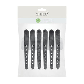 Sibel Eco Haarklemmen 6st - KOOS • alles voor de kapper - Sibel - Verdeelklemmen