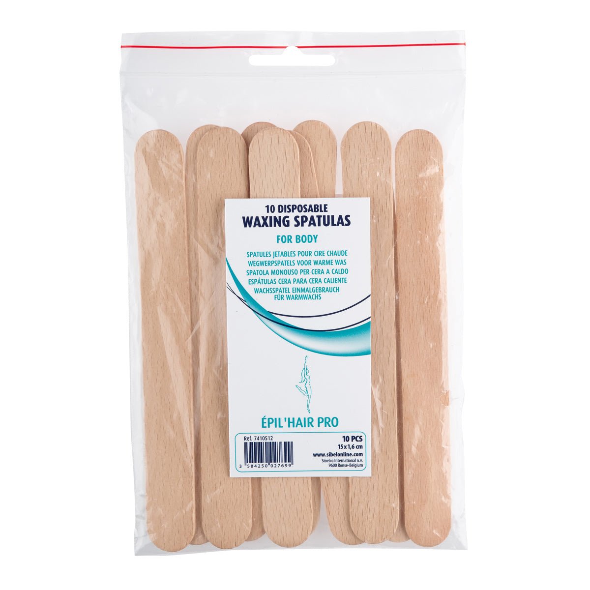 Sibel Epil Hair Pro Wegwerp Spatels 15cm 10st - KOOS • alles voor de kapper - Sibel - Epileren