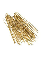 Steekspeld Geribbeld Goud 45x1,2mm Pakje 50st - KOOS • alles voor de kapper - Comair - Schuifjes & spelden