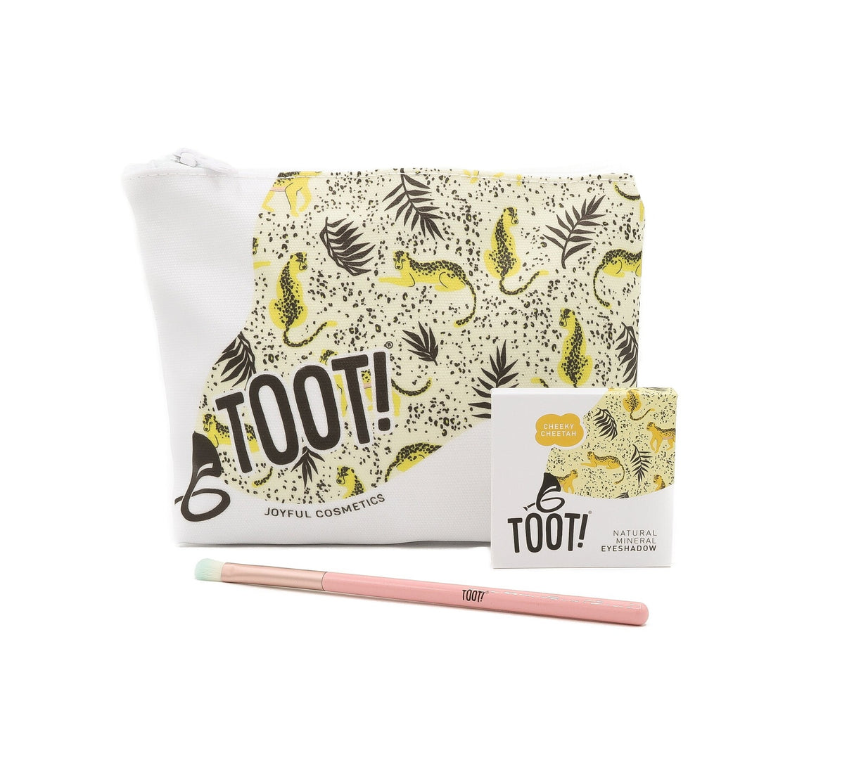 TOOT! TOOT! Cheeky Cheetah Eyeshadow Bag Set