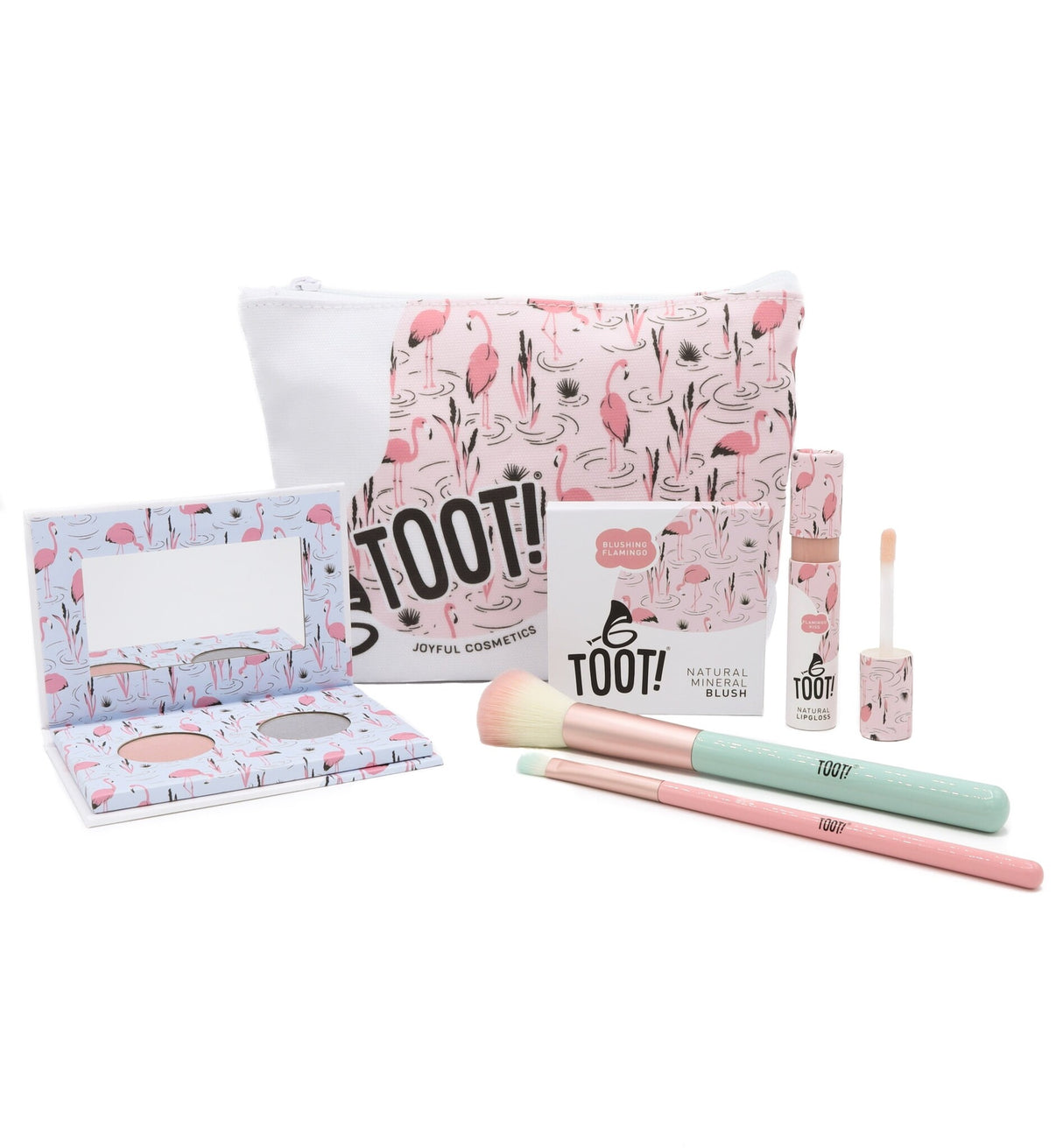 TOOT! TOOT! Flamingo Kiss Natural Makeup Box Set