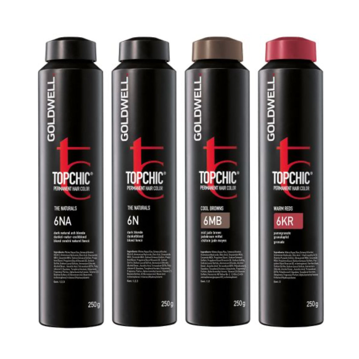 Coloration capillaire Goldwell Topchic en pot de 250 ml