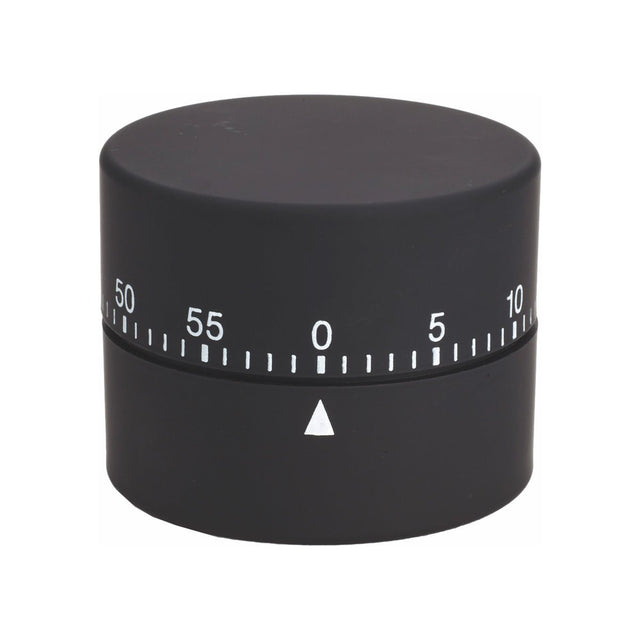 Wekker Efalock Round Timer Zwart - Koosvanderbeek.nl - Efalock - Wekkers
