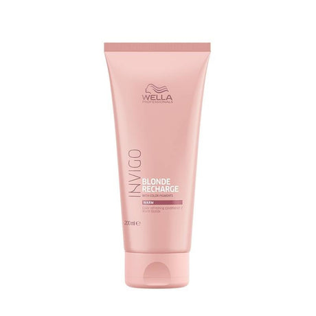 Wella Invigo Color Recharge Warm Blonde Conditioner 200ml - Koosvanderbeek.nl - Wella - Kleuronderhoud